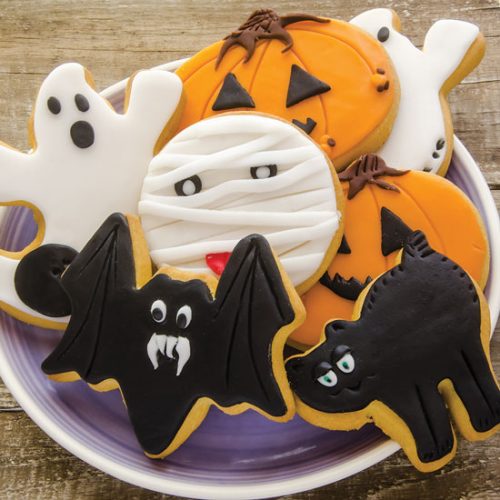 Halloween-Themed Frosted Sugar Cookies Recipe